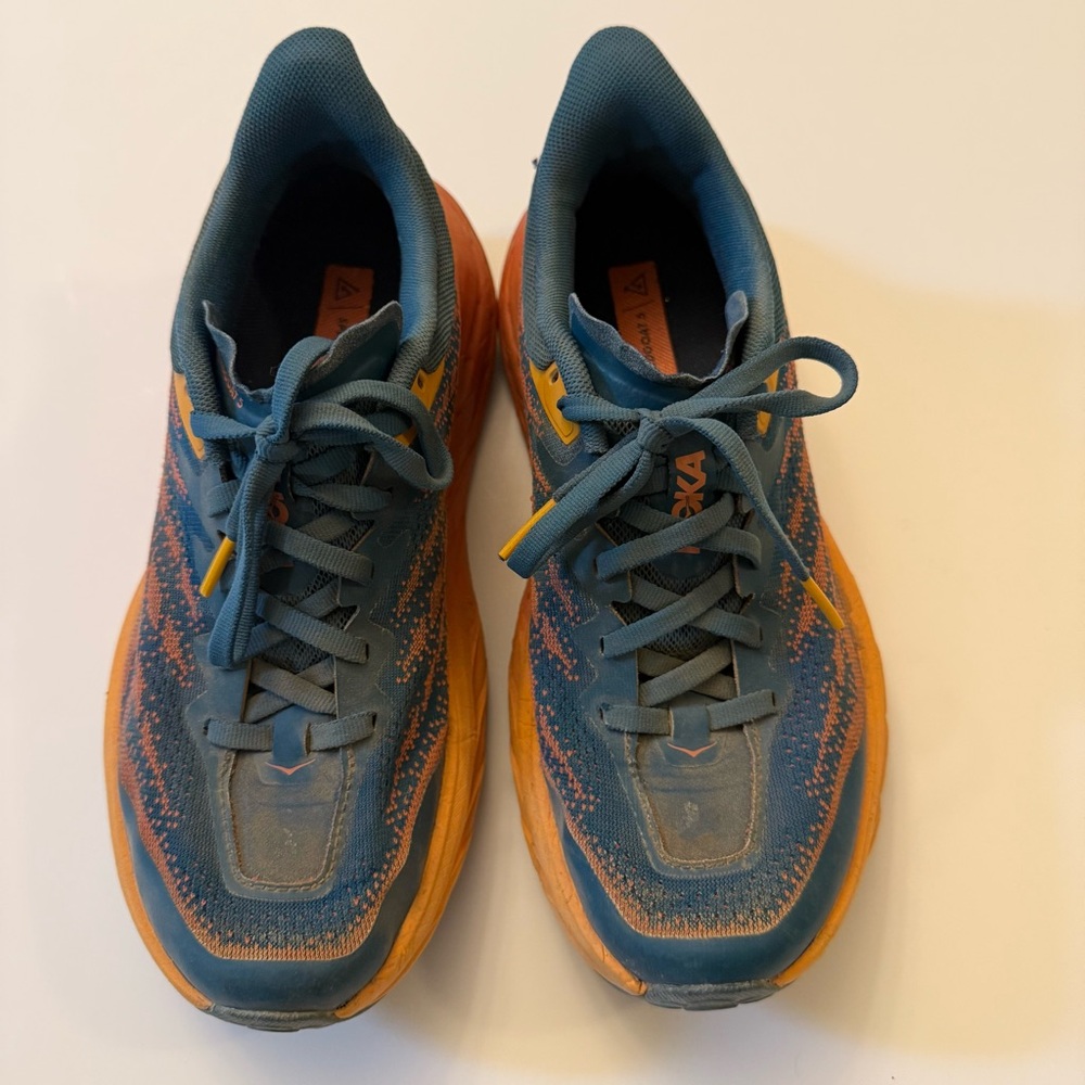 Hoka Women's Blue & Orange Running Sneakers